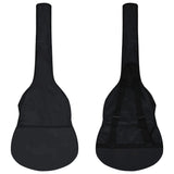 Vidaxl Set di chitarra a 8 pezzi Classic Ginderner 3 4 36 Black