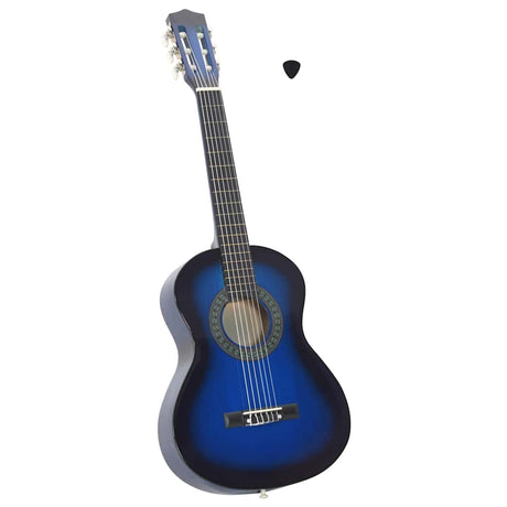Vidaxl gitaar klassiek beginner en kinderen 1 2 34 blauw