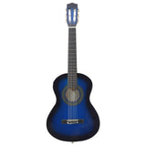 Vidaxl gitaar klassiek beginner en kinderen 1 2 34 blauw