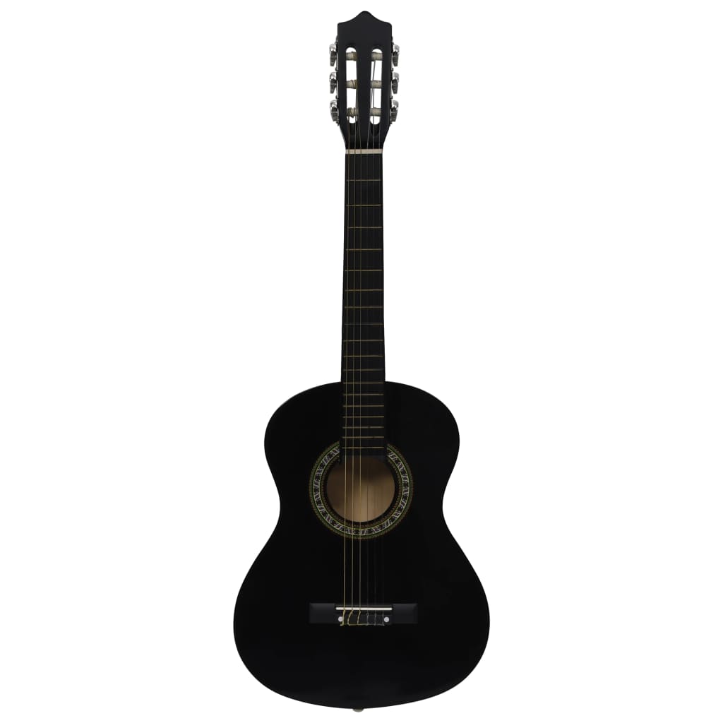 Vidaxl Gitarre Classic Anfänger und Kinder 1 2 34 Schwarz