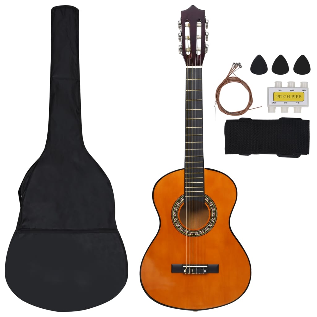 Vidaxl Set di chitarra a 8 pezzi Classic Principner 1 2 34