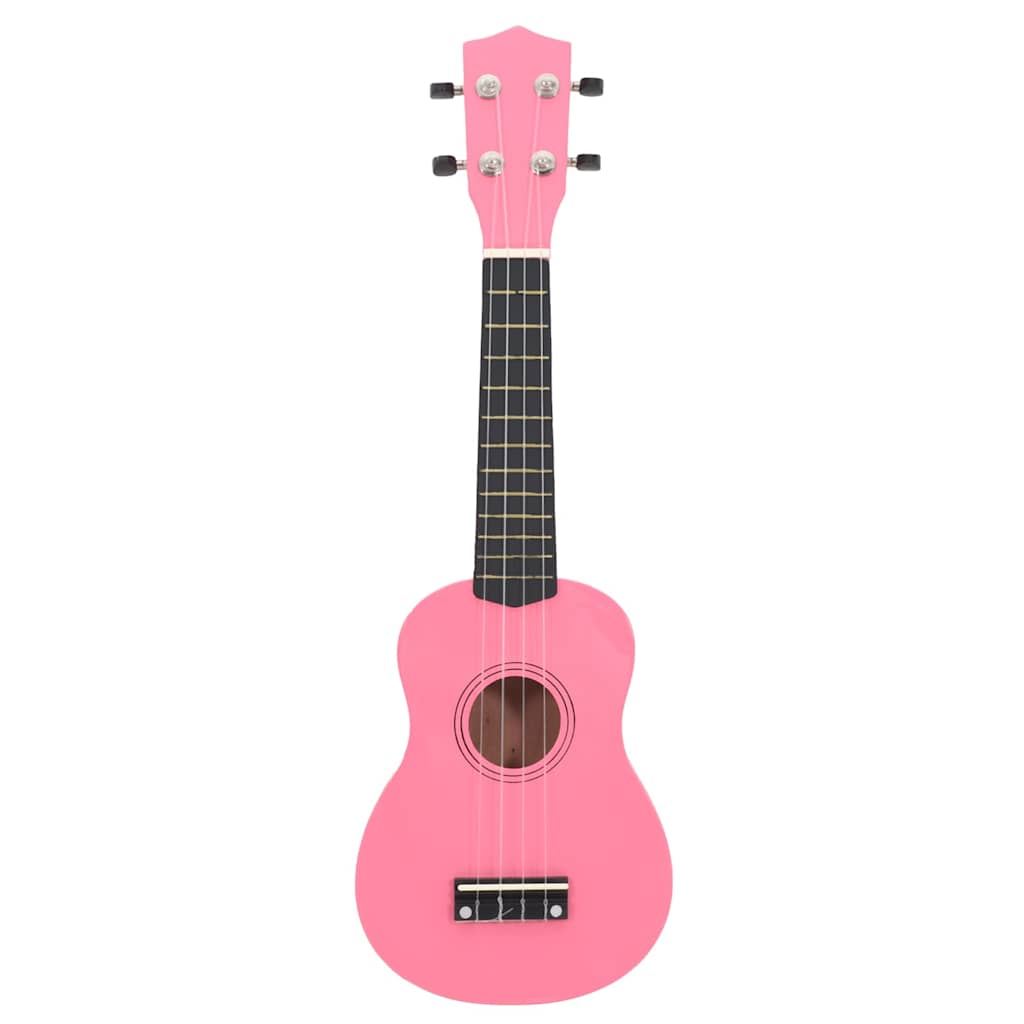 Vidaxl ukuleleset met tas voor kinderen sopraan 23'' roze