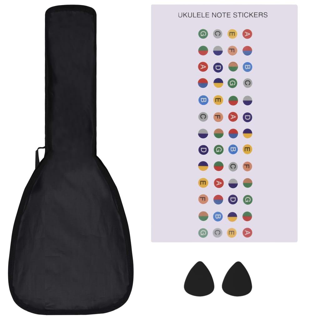 Vidaxl Ukuleleset med veske for barn Soprano 23 '' Blå