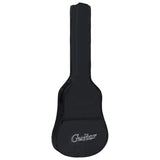 Vidaxl Guitaartas for 4 4 klassisk gitar 100x37 cm stoff svart