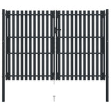 Vidaxl port double 306x250 cm steel anthracite