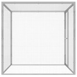 Vidaxl Cat Cage 1.5x1.5x1.5 m Galvanized Steel