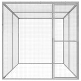 Vidaxl Cat Cage 3x1.5x1.5 m Acciaio zincato