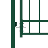 Vidaxl hekpoort emmen met stalen pinnen 104x109,5 cm groen