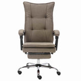 Vidaxl kantoormassagestoel stof taupe