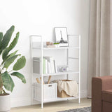 Vidaxl boekenkast met 3 schappen 60x27,6x90,5 cm bewerkt hout wit