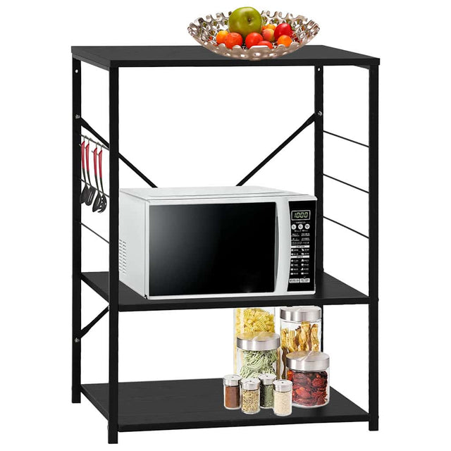 Vidaxl magnetronkast 60x39,6x79,5 cm bewerkt hout zwart