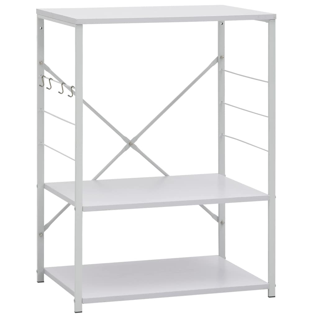 Vidaxl magnetronkast 60x39,6x79,5 cm bewerkt hout wit