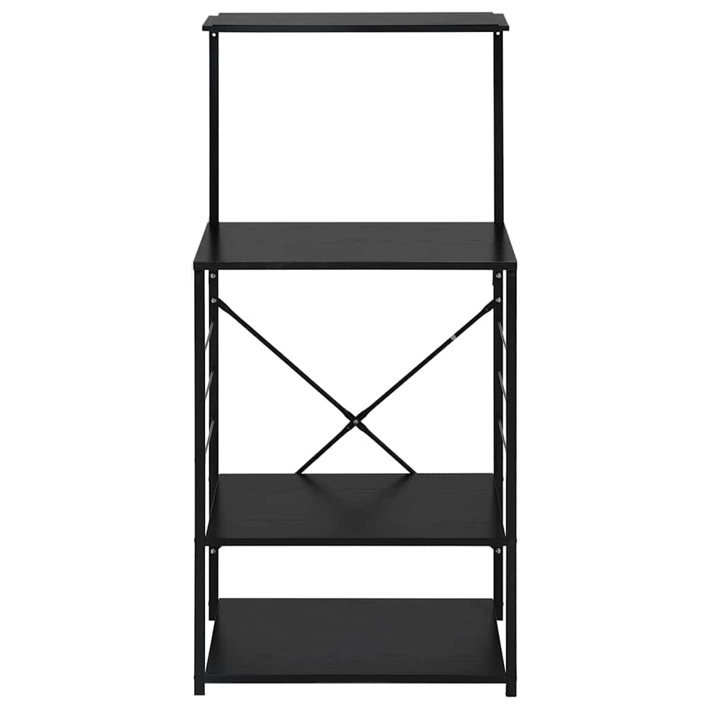 Vidaxl magnetronkast 60x39,6x123 cm bewerkt hout zwart