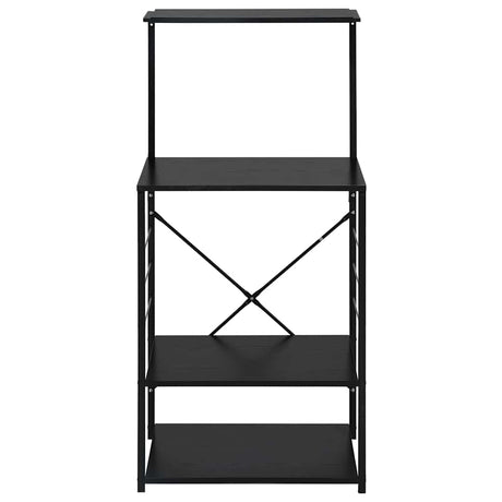Vidaxl magnetronkast 60x39,6x123 cm bewerkt hout zwart