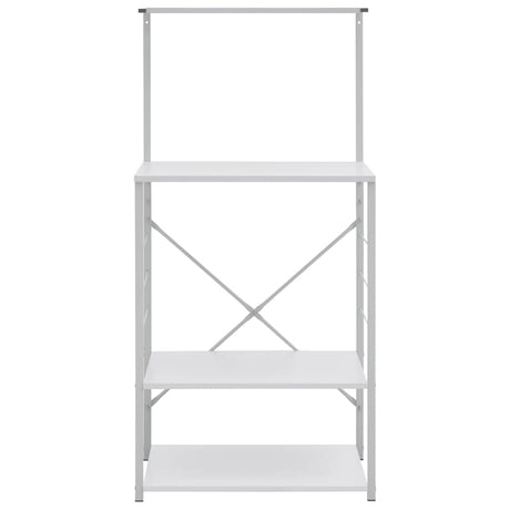 Vidaxl magnetronkast 60x39,6x123 cm bewerkt hout wit