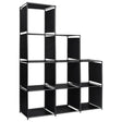 Vidaxl opbergkast trapvormig 130x45x170 cm stof