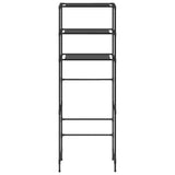 Vidaxl opbergrek voor boven toilet 3-laags 53x28x169 cm zwart