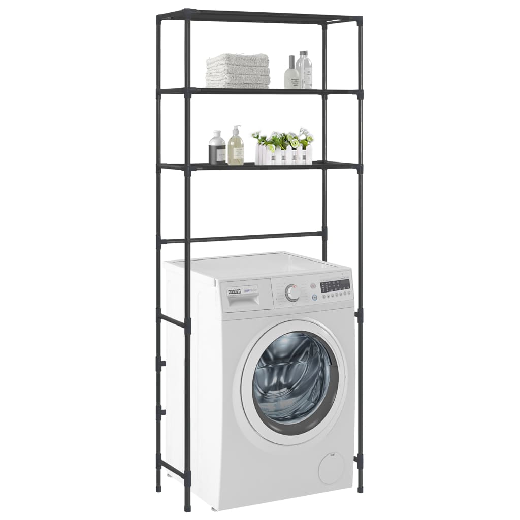 Vidaxl storage rack for Boven Washing machine 3-layer 69x28x169 cm black