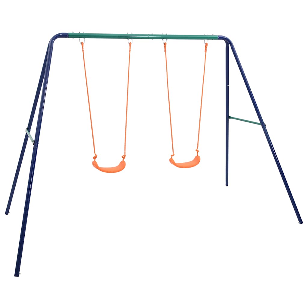 Swings vidaxl sady se 2 sedadly oceli