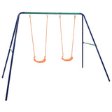 Vidaxl Swings Set con 2 asientos de acero