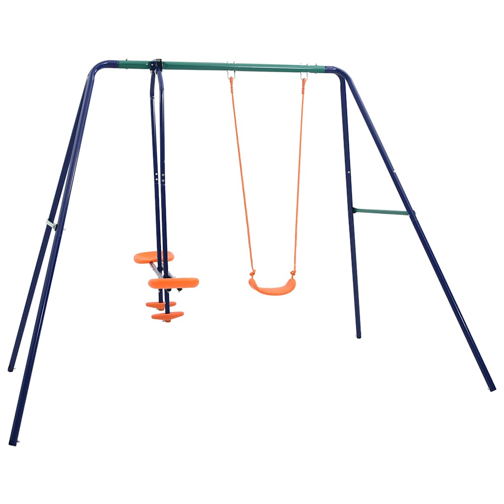 Vidaxl Swing Set con 3 asientos de acero