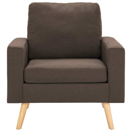 Vidaxl fauteuil stof bruin