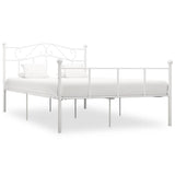 Vidaxl bedframe metaal wit 160x200 cm