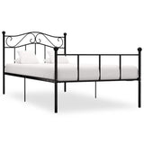Vidaxl bedframe metaal zwart 100x200 cm