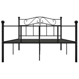 Vidaxl bedframe metaal zwart 120x200 cm