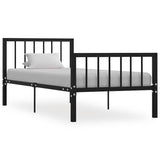 Vidaxl bedframe metaal zwart 100x200 cm