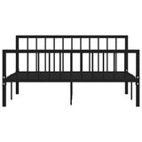 Vidaxl bedframe metaal zwart 160x200 cm