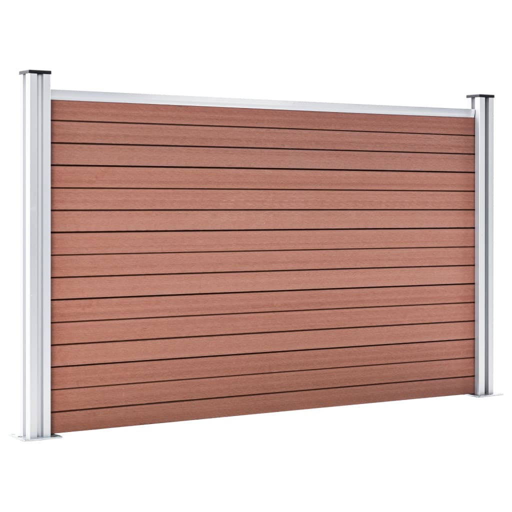 Vidaxl fence 872x106 cm HKC Brown