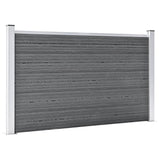 Vidaxl Fence 353x106 cm HKC Gray