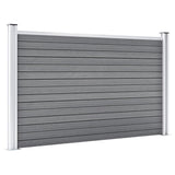 Vidaxl Fence 353x106 cm HKC Gray