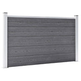 Vidaxl Fence 526x106 cm HKC Gray