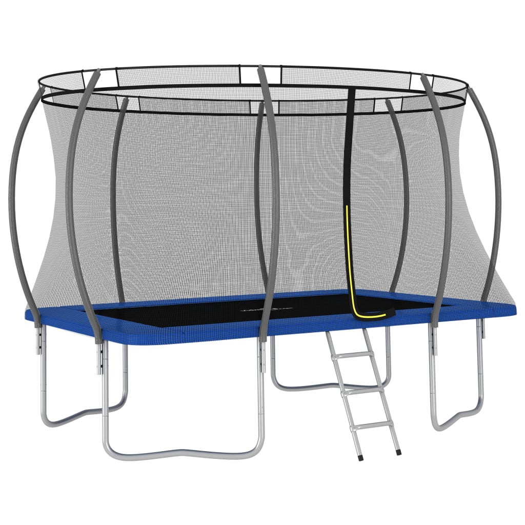 Vidaxl Trampoline set rectangular 150 kg 335x244x90 cm