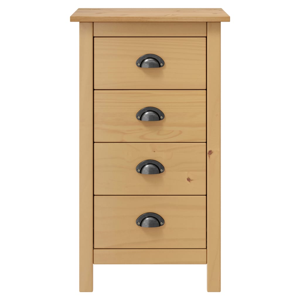 Vidaxl dressoir hill 46x35x80 cm massief grenenhout