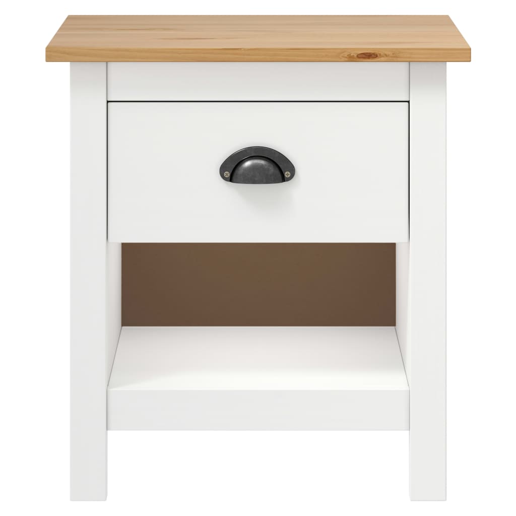 Vidaxl nachtkastjes 2 st hill range 46x35x49,5 cm massief grenenhout