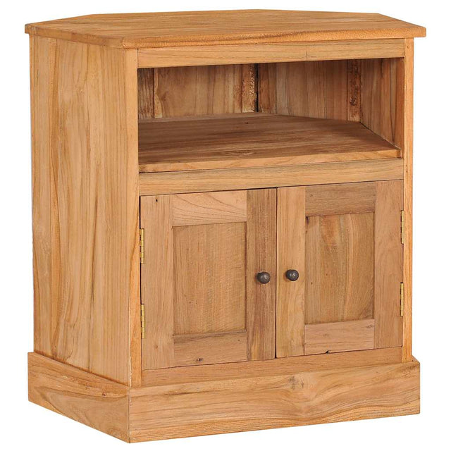 Vidaxl hoekkast 60x45x60 cm massief teakhout