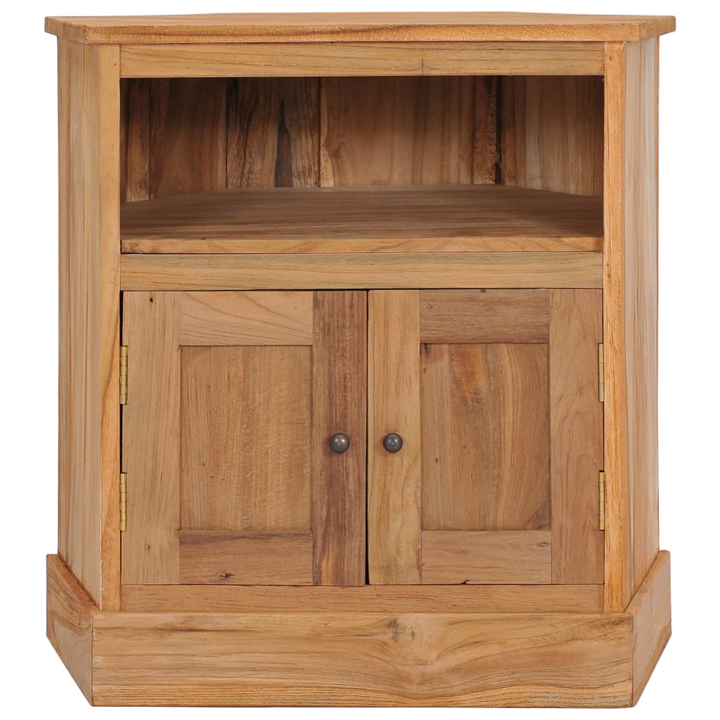 Vidaxl hoekkast 60x45x60 cm massief teakhout