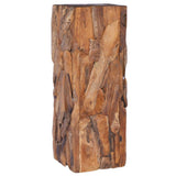 Vidaxl bijzettafel 30x30x80 cm massief teakhout