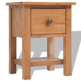 Vidaxl nachtkastjes 2 st 36x30x47 cm massief eikenhout