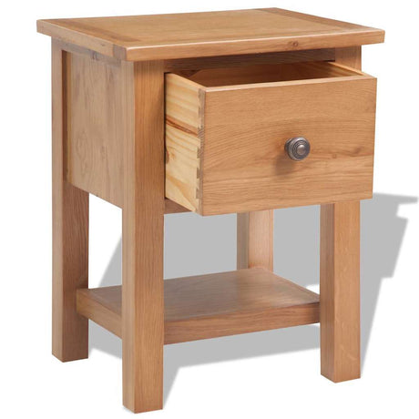 Vidaxl nachtkastjes 2 st 36x30x47 cm massief eikenhout