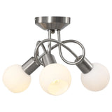 Lampa sufitowa vidaxl z ceramicznymi kulszymi czapkami dla białych 3xE14