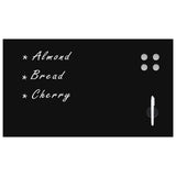 Vidaxl magneetbord wandmontage 120x60 cm glas