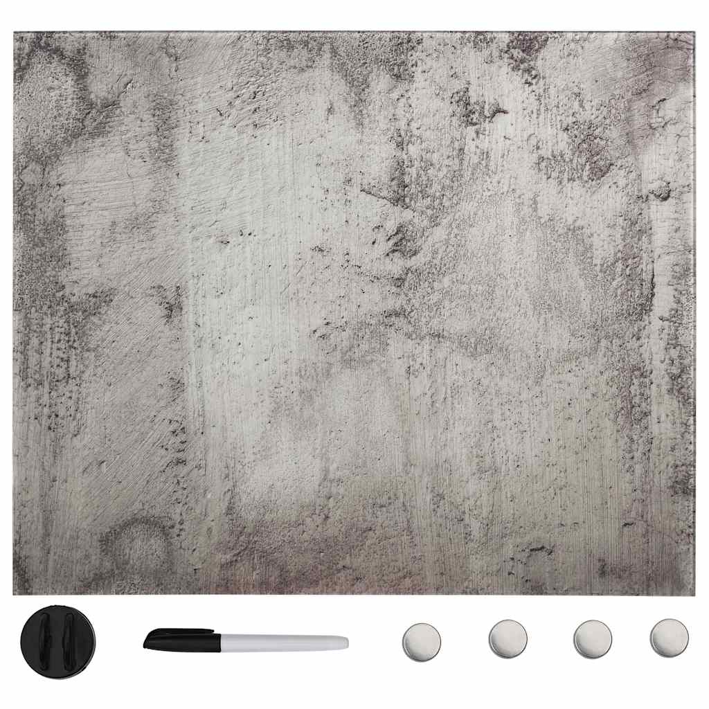 Vidaxl magneetbord wandmontage 50x50 cm glas
