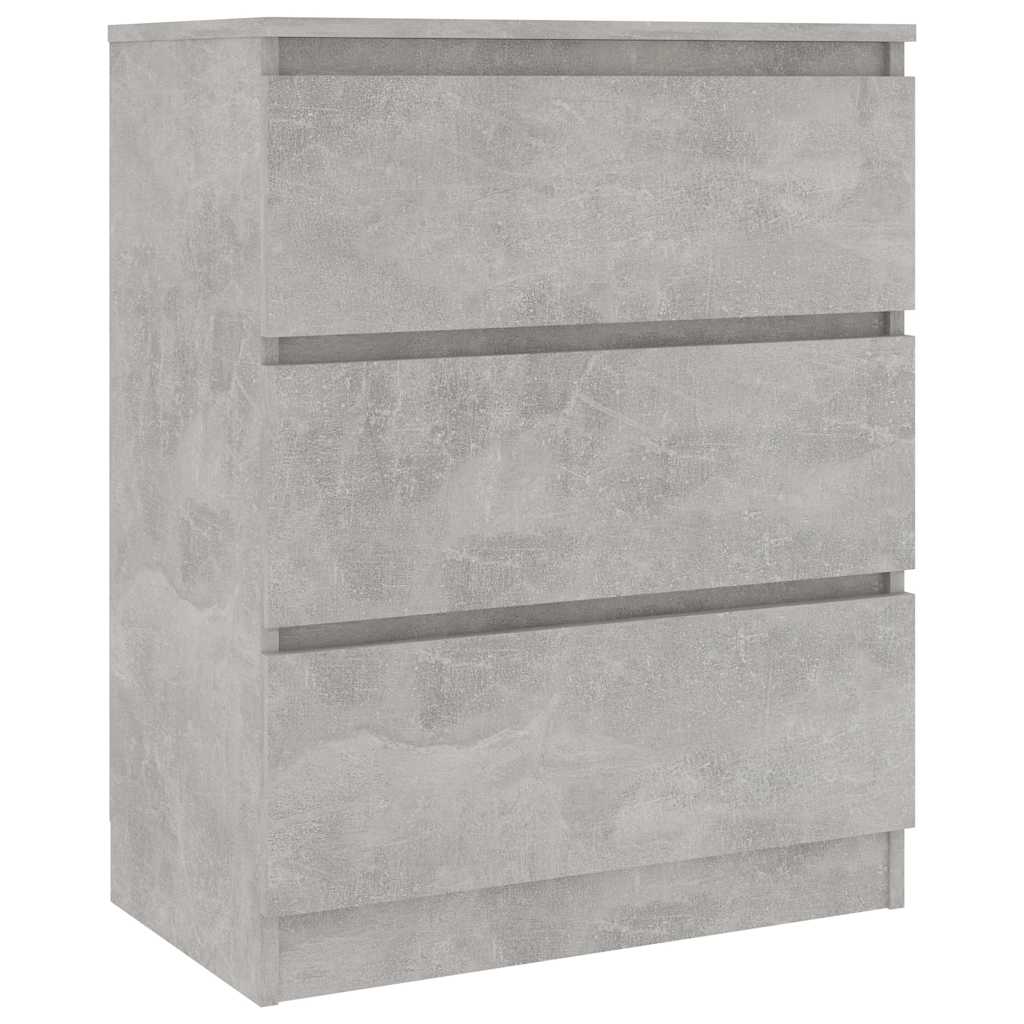 Vidaxl dressoir 60x35x76 cm bewerkt hout betongrijs