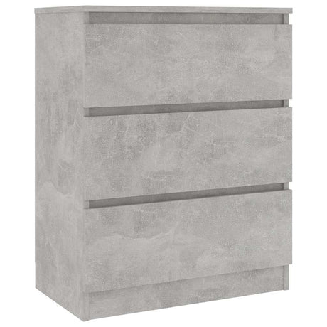 Vidaxl dressoir 60x35x76 cm bewerkt hout betongrijs