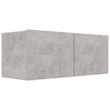 Vidaxl tv-meubel 80x30x30 cm bewerkt hout betongrijs