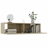 Vidaxl tv-meubel 120x30x30 cm bewerkt hout sonoma eikenkleurig